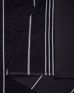 Classic Fringeless XL Bath Bundle – Black – 2 Pack - Image 7