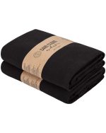 Terra Fringeless XL Bath Bundle – Black – 2 Pack