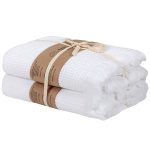 Micro Waffle XL Bath Bundle – 2 Pack -White
