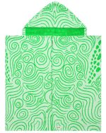 Swirl Turtle Hooded Kids Bath Towel - Image 6