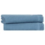 Micro Waffle Hand Bath Bundle – 2 Pack – Slate Blue