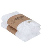 Micro Waffle Hand Bath Bundle – 2 Pack – White - Image 3