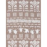 Turtle Mudcloth Hand Bath Bundle – 2 Pack – Taupe