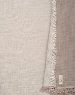 Little Fishies Gauze Receiving Blanket Set – 3 Pack – Natural / Beige / Warm Taupe - Image 9