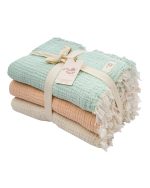 Little Fishies Gauze Receiving Blanket Set – 3 Pack – Sage / Grey / Navy - Image 19