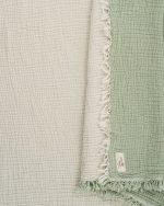Little Fishies Gauze Receiving Blanket Set – 3 Pack – Sage / Grey / Navy - Image 8