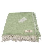Teddy Gauze Receiving Blanket with Pouch - Image 9