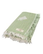 Teddy Gauze Receiving Blanket with Pouch - Image 10