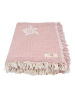 Baby Turtle Gauze Receiving Blanket Single with Pouch - Image 9