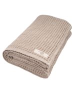Little Fishies Waffle Blanket – Warm Taupe - Image 10