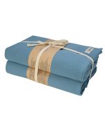 Terra Fringeless XL Bath Bundle – Slate Blue – 2 Pack - Image 7