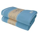 Classic Fringeless XL Bath Bundle – Slate Blue – 2 Pack
