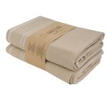 Classic Fringeless XL Bath Bundle – Sand – 2 Pack