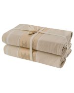 Classic Fringeless XL Bath Bundle – Sand – 2 Pack - Image 7