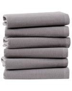 Terra Bath Washcloth  Bundle – 6 Pack – Grey - Image 3