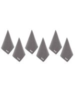 Terra Bath Washcloth  Bundle – 6 Pack – Grey - Image 4