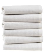 Terra Bath Washcloth Bundle – 6 Pack – Ivory - Image 3
