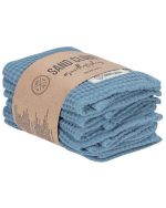 Micro Waffle Hand Bath Bundle – 2 Pack – Slate Blue - Image 11
