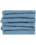 Micro Waffle Hand Bath Bundle – 2 Pack – Slate Blue - Image 12