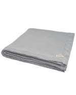 Waffle Shower Curtain – Grey - Image 3