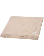 Micro Waffle Shower Curtain – Sand - Image 4
