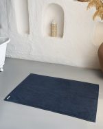 Willow Bath Mat – Navy - Image 2