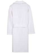 Micro Waffle Robe – Frost White - Image 3