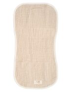 Little Fishies Gauze Burping Cloth Bundle – 3 Pack – Natural / Beige / Warm Taupe - Image 5