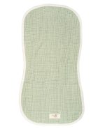 Little Fishies Gauze Burping Cloth Bundle – 3 Pack – Sage / Grey / Navy - Image 5