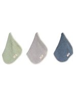 Little Fishies Gauze Burping Cloth Bundle – 3 Pack – Sage / Grey / Navy - Image 16