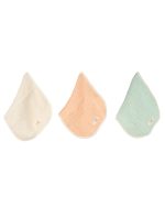 Little Fishies Gauze Burping Cloth Bundle – 3 Pack – Seafoam / Peach Fuzz / Natural - Image 16