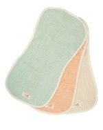 Little Fishies Gauze Burping Cloth Bundle – 3 Pack – Sage / Grey / Navy - Image 19