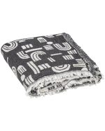 Retro Arches PARTY BLANKET™ Black - Image 5