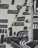 Retro Arches PARTY BLANKET™ Black - Image 2