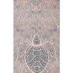 Swirl Turtle Dusty Pink