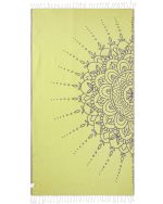 Grape Flower Mandala Beach Towel - Image 3