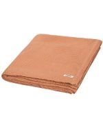 Micro Waffle Shower Curtain Beige - Image 4