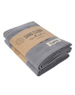 Classic Fringeless Hand Bath Bundle 2 Pack  – Grey - Image 3