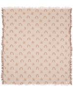 Rainbow Gauze Hooded Blanket Single - Image 16