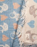 Ducky Gauze Receiving Blanket Single with Pouch - Image 4