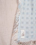 Choo-Choo Train Gauze Receiving Blanket Single with Pouch - Image 4