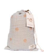 Choo-Choo Train Gauze Receiving Blanket Single with Pouch - Image 5