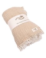 Little Fishies Gauze Receiving Blanket – Grey - Image 10