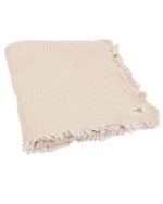 Little Fishies Gauze Receiving Blanket – Natural - Image 7