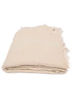 Little Fishies Gauze Receiving Blanket – Natural - Image 8