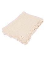 Little Fishies Gauze Receiving Blanket – Natural - Image 9