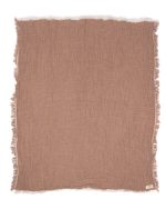 Little Fishies Gauze Receiving Blanket – Warm Taupe - Image 3
