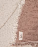 Little Fishies Gauze Receiving Blanket – Warm Taupe - Image 6