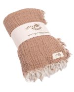 Little Fishies Gauze Receiving Blanket – Grey - Image 16