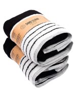 Micro Stripe Bath Bundle – 2 Pack – Black